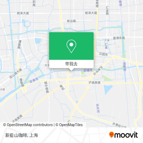 新藍山咖啡地图