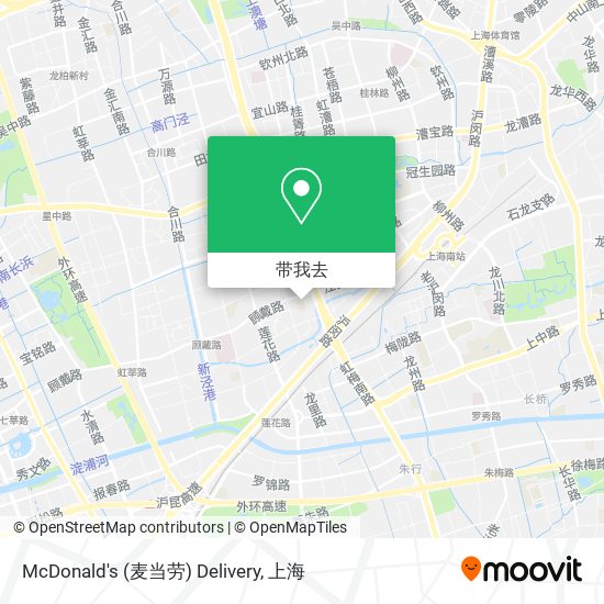 McDonald's (麦当劳) Delivery地图