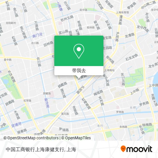 中国工商银行上海康健支行地图