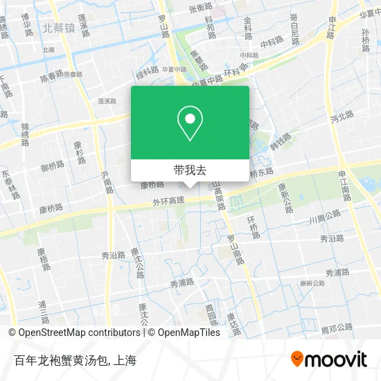 百年龙袍蟹黄汤包地图
