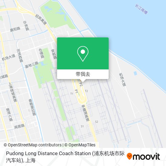 Pudong Long Distance Coach Station (浦东机场市际汽车站)地图