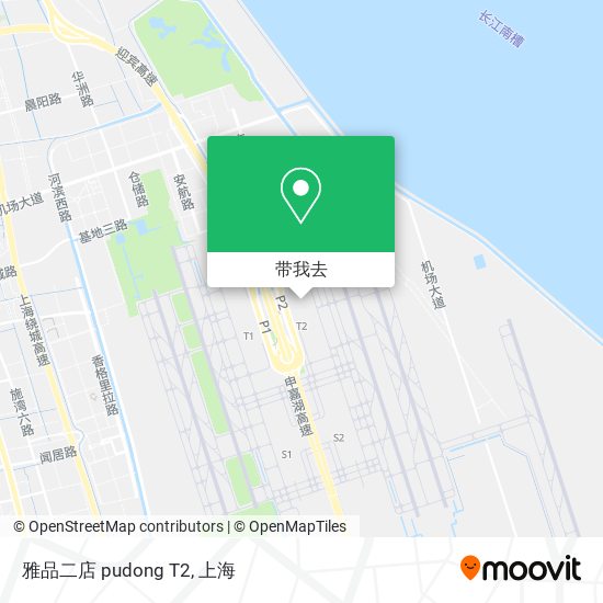 雅品二店 pudong T2地图
