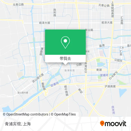 青浦宾馆地图