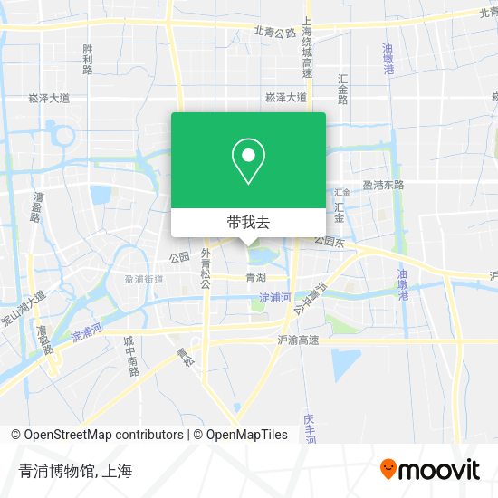 青浦博物馆地图