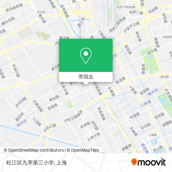 松江区九亭第三小学地图