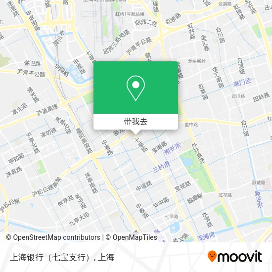 上海银行（七宝支行）地图