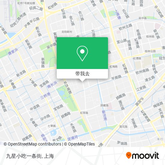 九星小吃一条街地图