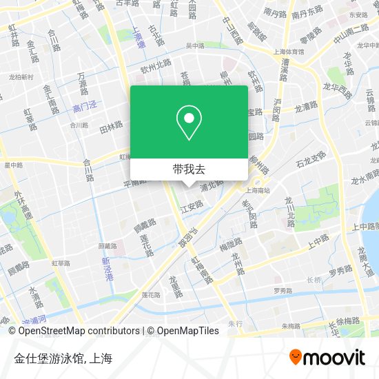 金仕堡游泳馆地图