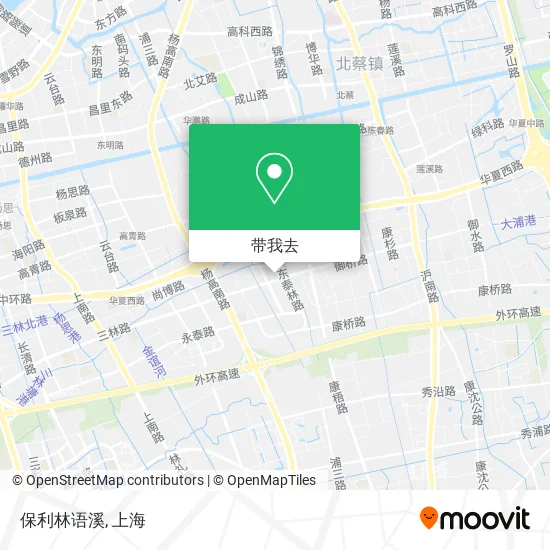 保利林语溪地图