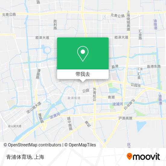 青浦体育场地图