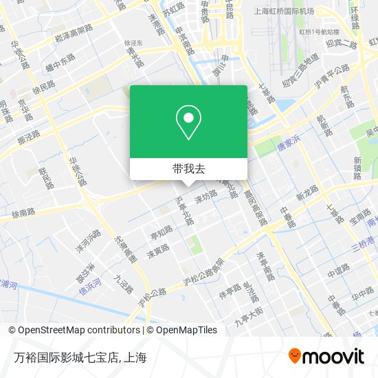 万裕国际影城七宝店地图