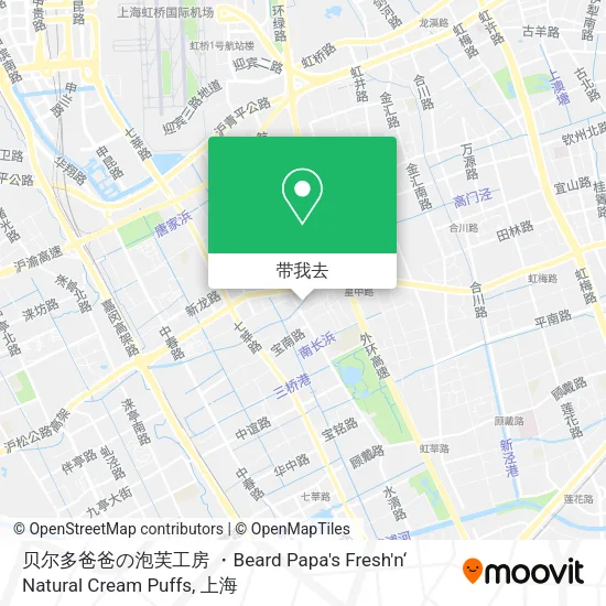 贝尔多爸爸の泡芙工房 ・Beard Papa's Fresh'n‘ Natural Cream Puffs地图