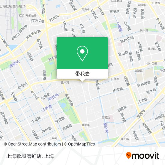 上海歌城漕虹店地图