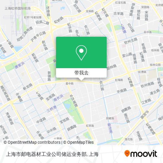 上海市邮电器材工业公司储运业务部地图