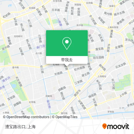 漕宝路出口地图