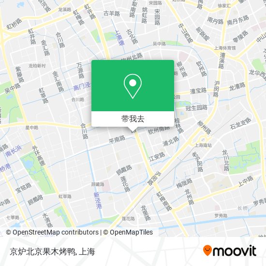 京炉北京果木烤鸭地图