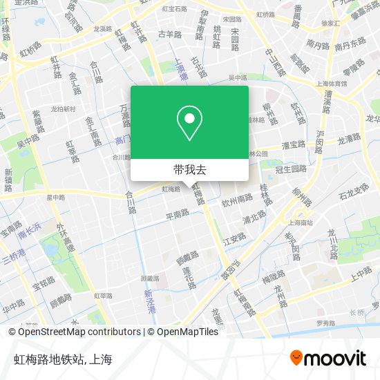 虹梅路地铁站地图