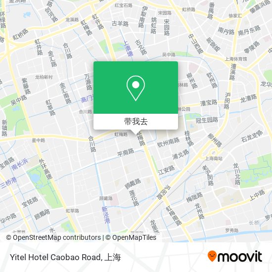 Yitel Hotel Caobao Road地图