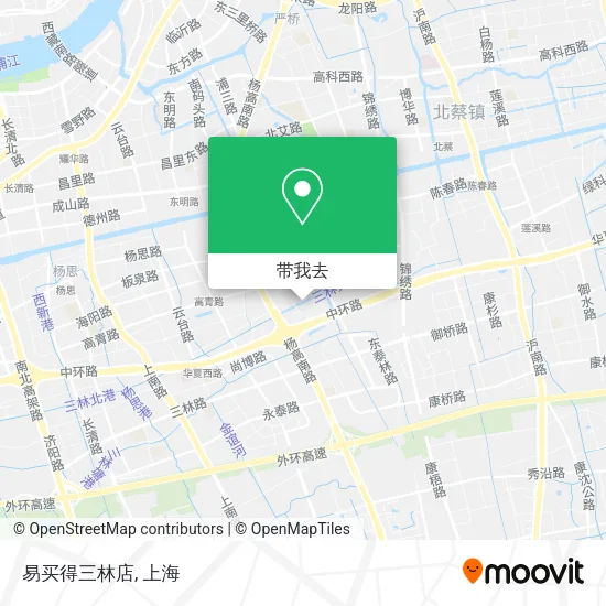 易买得三林店地图