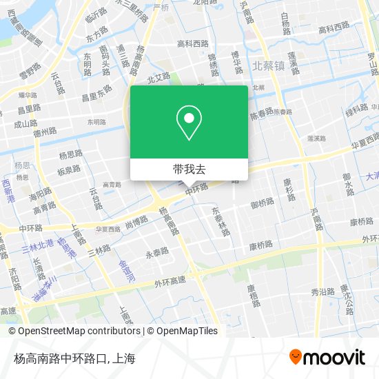 杨高南路中环路口地图