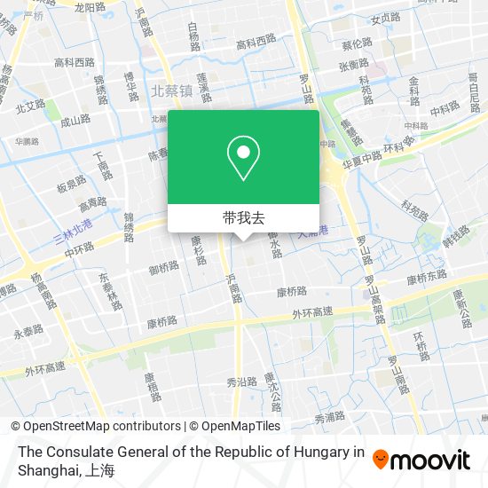 The Consulate General of the Republic of Hungary in Shanghai地图