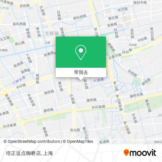 培正逗点御桥店地图