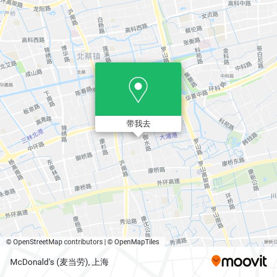 McDonald's (麦当劳)地图