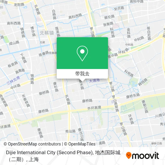 Dijie International City (Second Phase), 地杰国际城（二期）地图