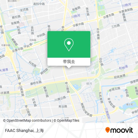 FAAC Shanghai地图