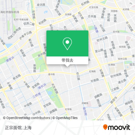 正宗面馆地图
