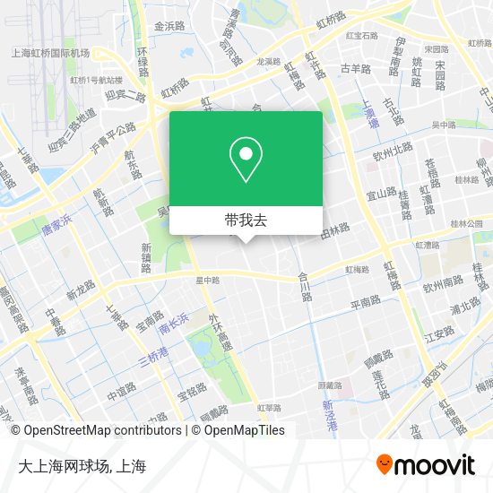 大上海网球场地图