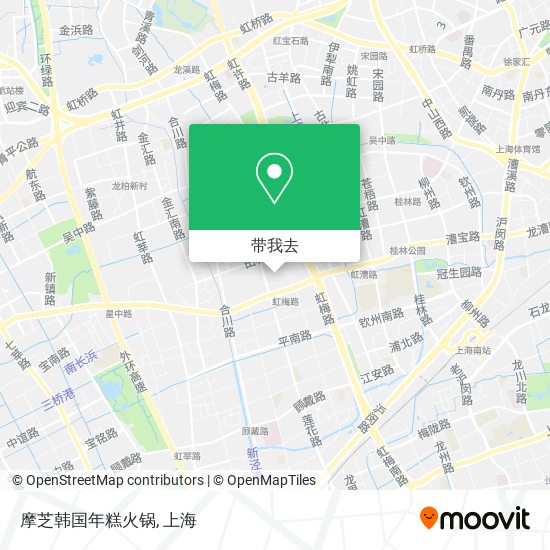摩芝韩国年糕火锅地图