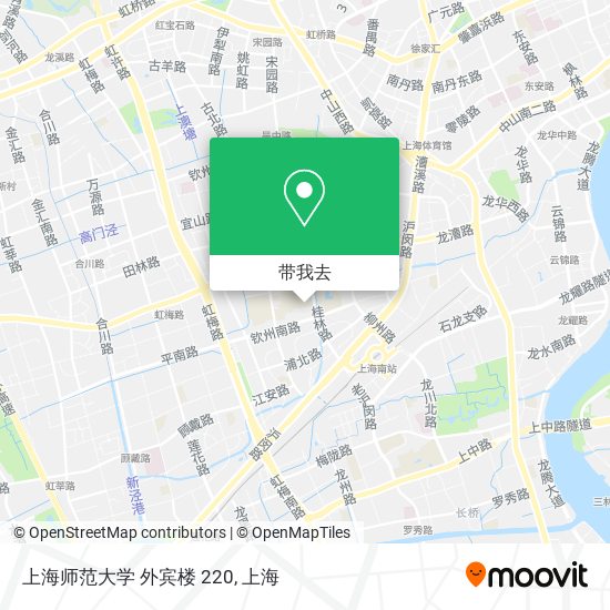 上海师范大学  外宾楼 220地图