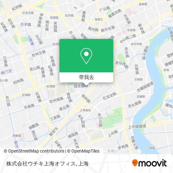 株式会社ウチキ上海オフィス地图