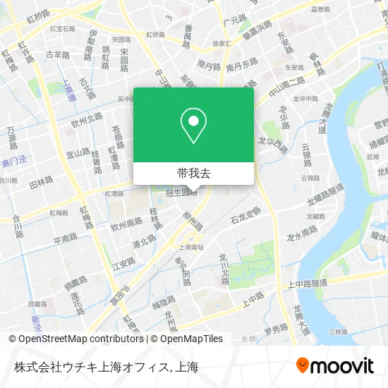 株式会社ウチキ上海オフィス地图
