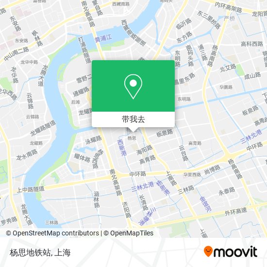 杨思地铁站地图