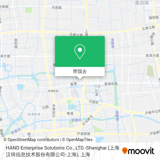 HAND Enterprise Solutions Co., LTD.-Shanghai (上海汉得信息技术股份有限公司-上海)地图