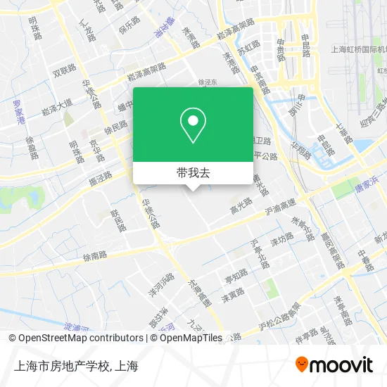 上海市房地产学校地图