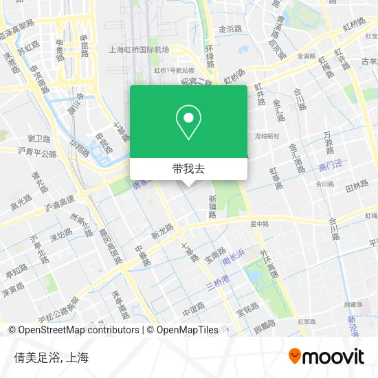 倩美足浴地图