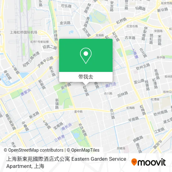 上海新東苑國際酒店式公寓 Eastern Garden Service Apartment地图