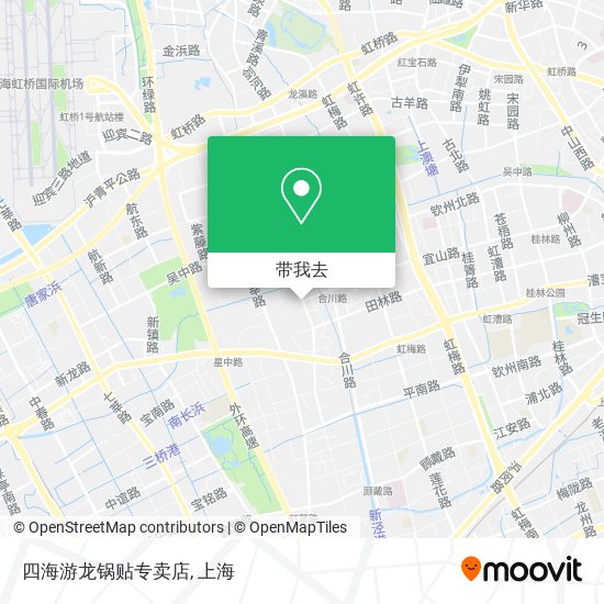 四海游龙锅贴专卖店地图