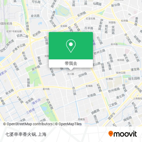 七婆串串香火锅地图