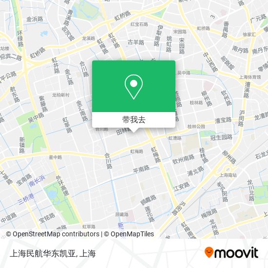 上海民航华东凯亚地图