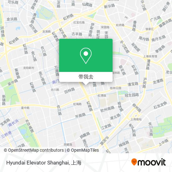 Hyundai Elevator Shanghai地图