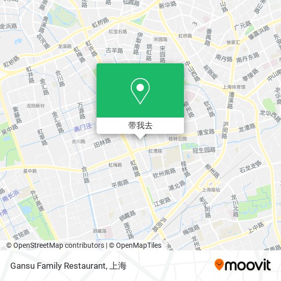 Gansu Family Restaurant地图