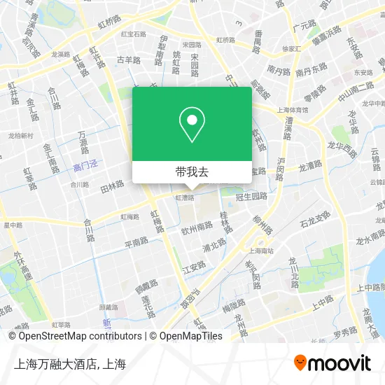 上海万融大酒店地图
