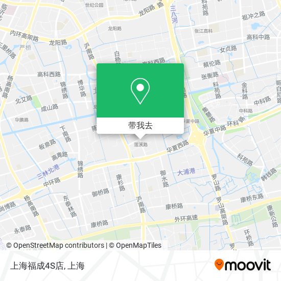 上海福成4S店地图