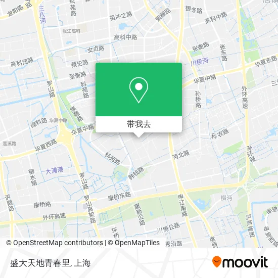 盛大天地青春里地图
