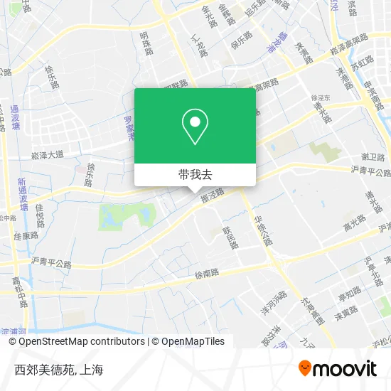西郊美德苑地图
