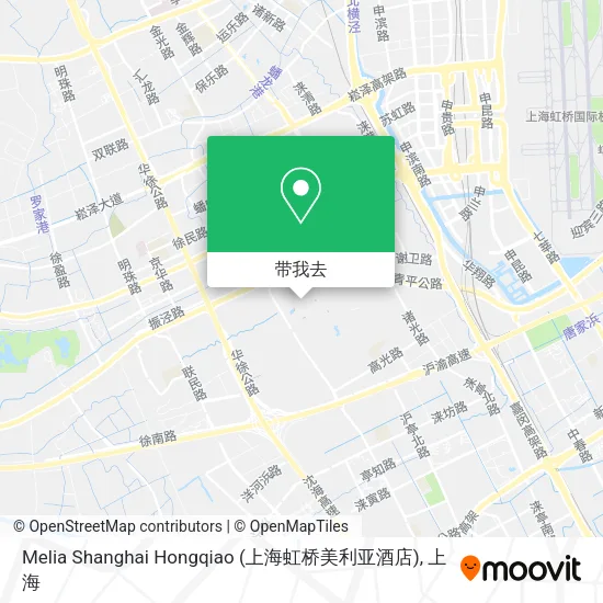 Melia Shanghai Hongqiao (上海虹桥美利亚酒店)地图